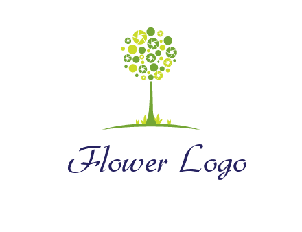 shutters as tree photography logo