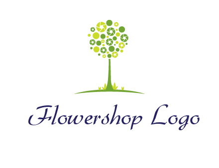 shutters as tree photography logo