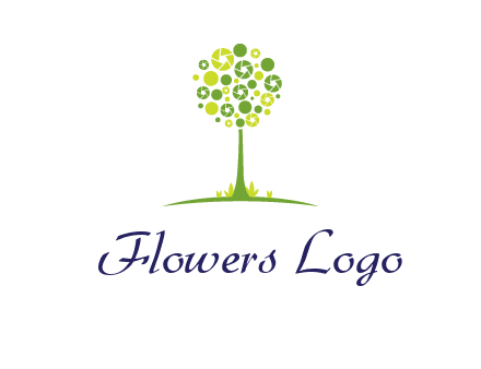 shutters as tree photography logo