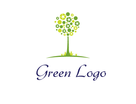 shutters as tree photography logo