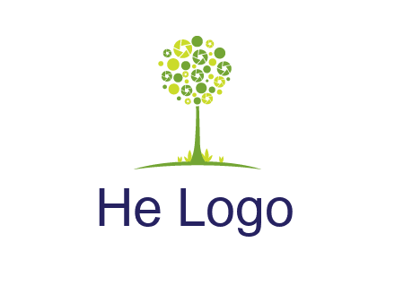 shutters as tree photography logo