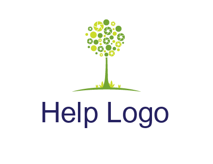 shutters as tree photography logo
