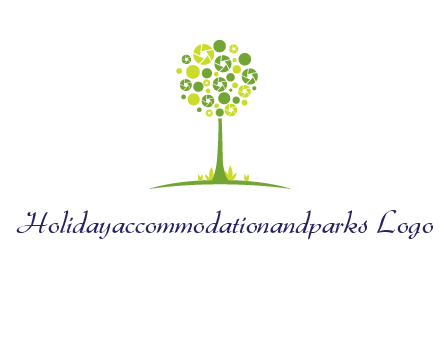 shutters as tree photography logo