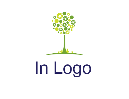 shutters as tree photography logo