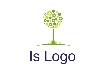 shutters as tree photography logo