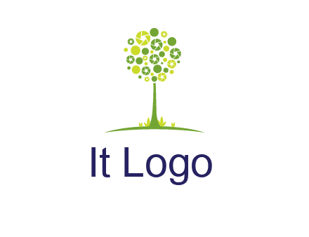 shutters as tree photography logo