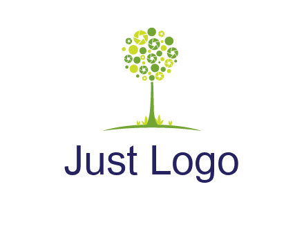 shutters as tree photography logo