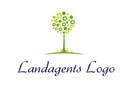 shutters as tree photography logo