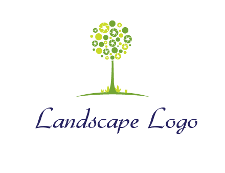shutters as tree photography logo