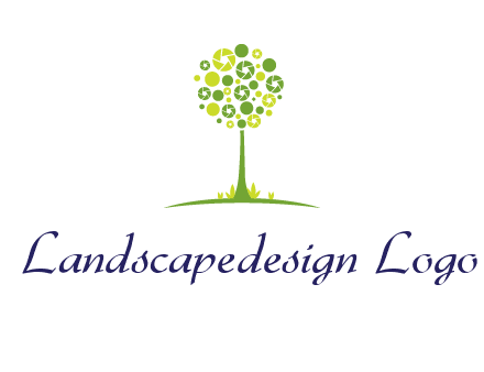 shutters as tree photography logo