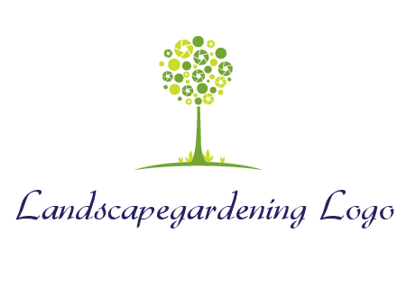 shutters as tree photography logo