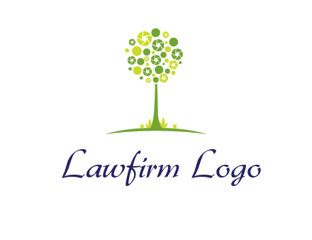 shutters as tree photography logo