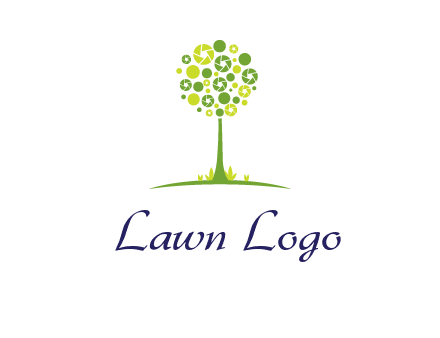 shutters as tree photography logo