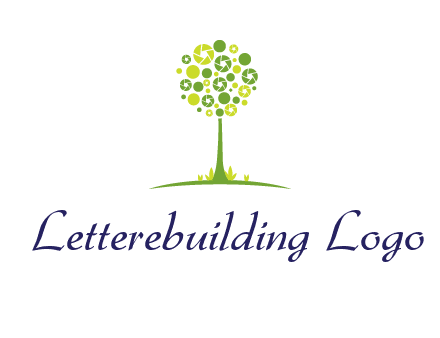 shutters as tree photography logo