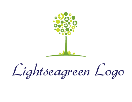 shutters as tree photography logo