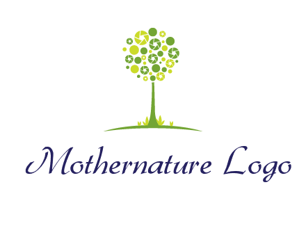 shutters as tree photography logo