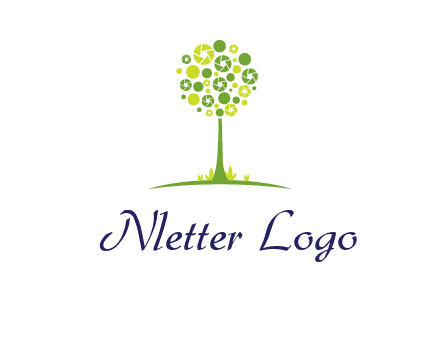 shutters as tree photography logo
