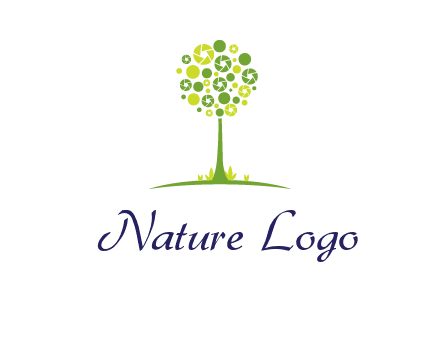 shutters as tree photography logo