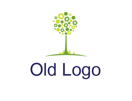 shutters as tree photography logo