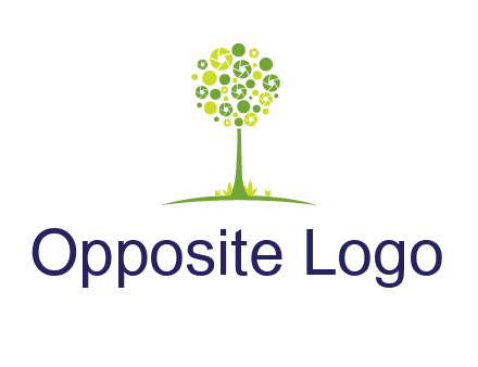 shutters as tree photography logo