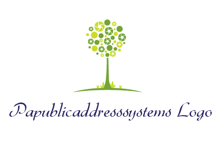 shutters as tree photography logo