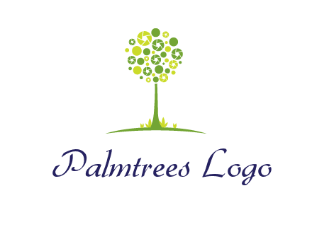 shutters as tree photography logo