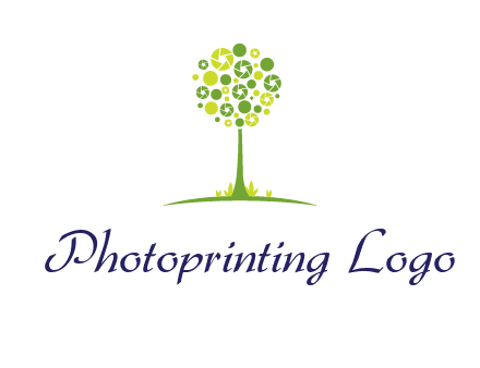 shutters as tree photography logo