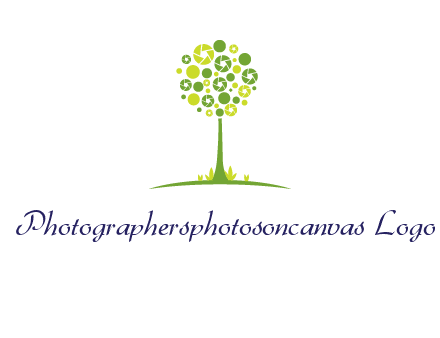 shutters as tree photography logo
