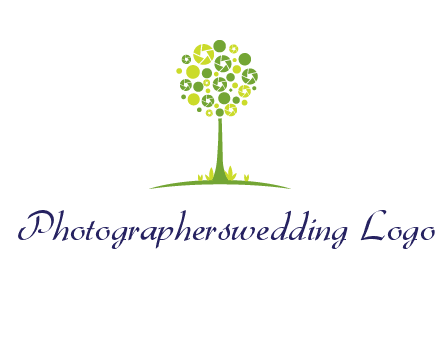 shutters as tree photography logo