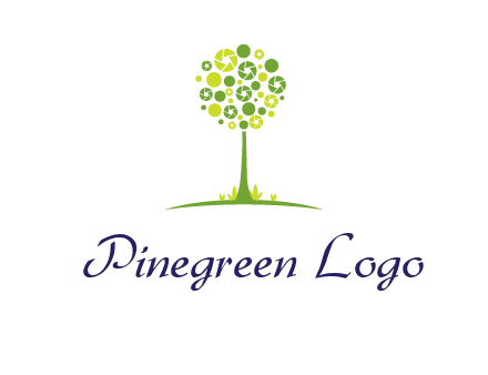 shutters as tree photography logo