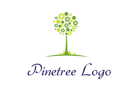 shutters as tree photography logo