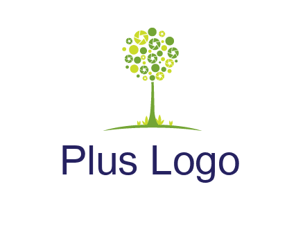 shutters as tree photography logo