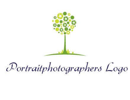 shutters as tree photography logo