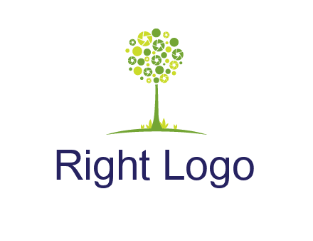 shutters as tree photography logo