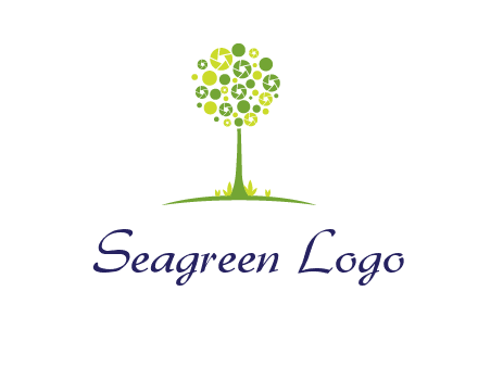 shutters as tree photography logo