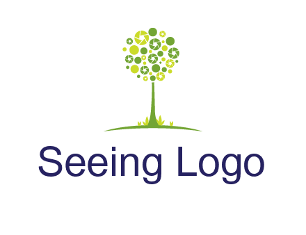 shutters as tree photography logo