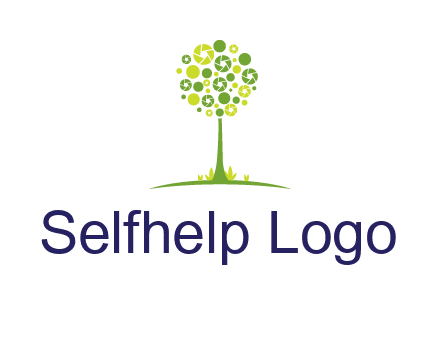 shutters as tree photography logo