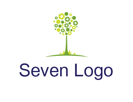 shutters as tree photography logo