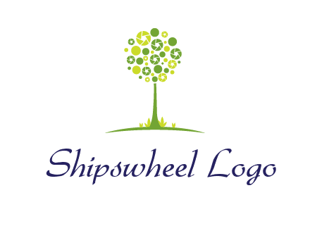shutters as tree photography logo