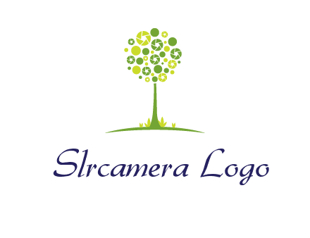 shutters as tree photography logo