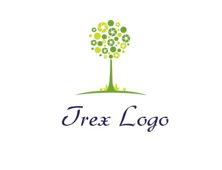 shutters as tree photography logo