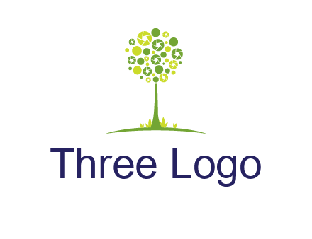 shutters as tree photography logo