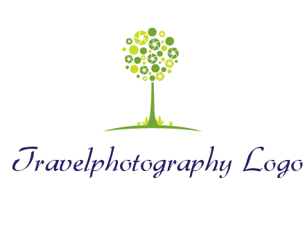 shutters as tree photography logo