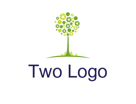 shutters as tree photography logo