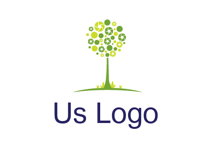 shutters as tree photography logo