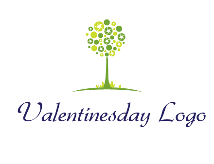 shutters as tree photography logo