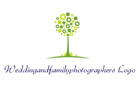 shutters as tree photography logo