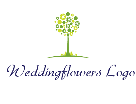 shutters as tree photography logo