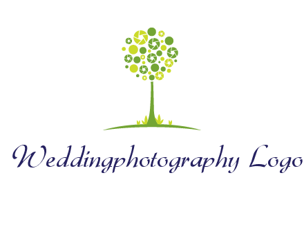 shutters as tree photography logo