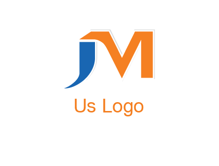 letter j merge with letter m logo